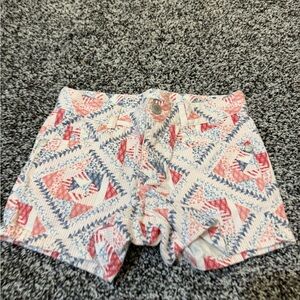 Genuine Kids by Osh Kosh girls patterned shorts size 5T